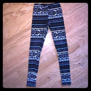 Girls Full Tilt Boho Leggings Size XS